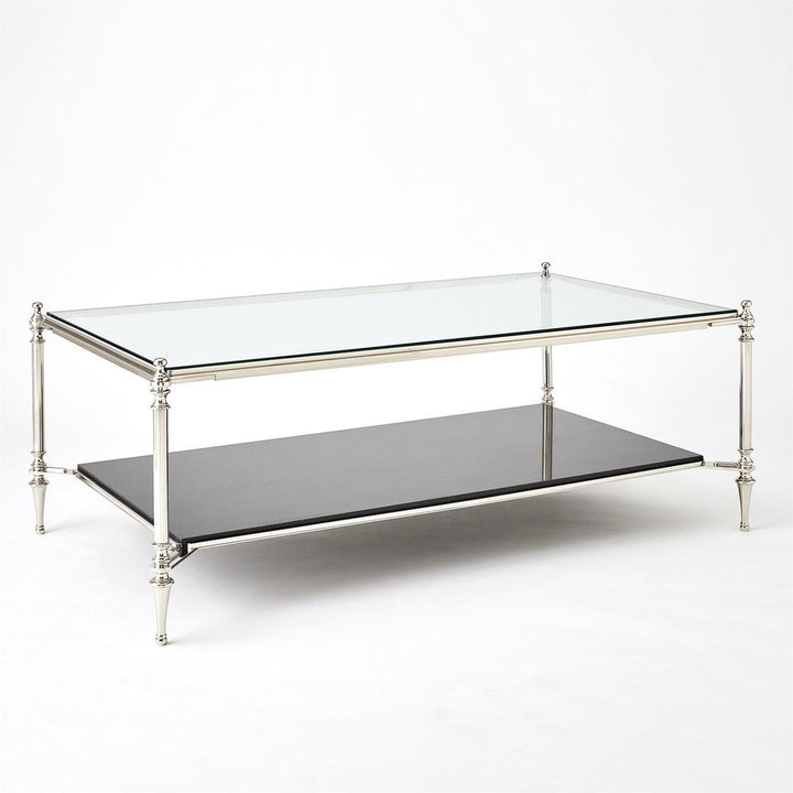 Coffee Tables Medford Cocktail Table-Nickel