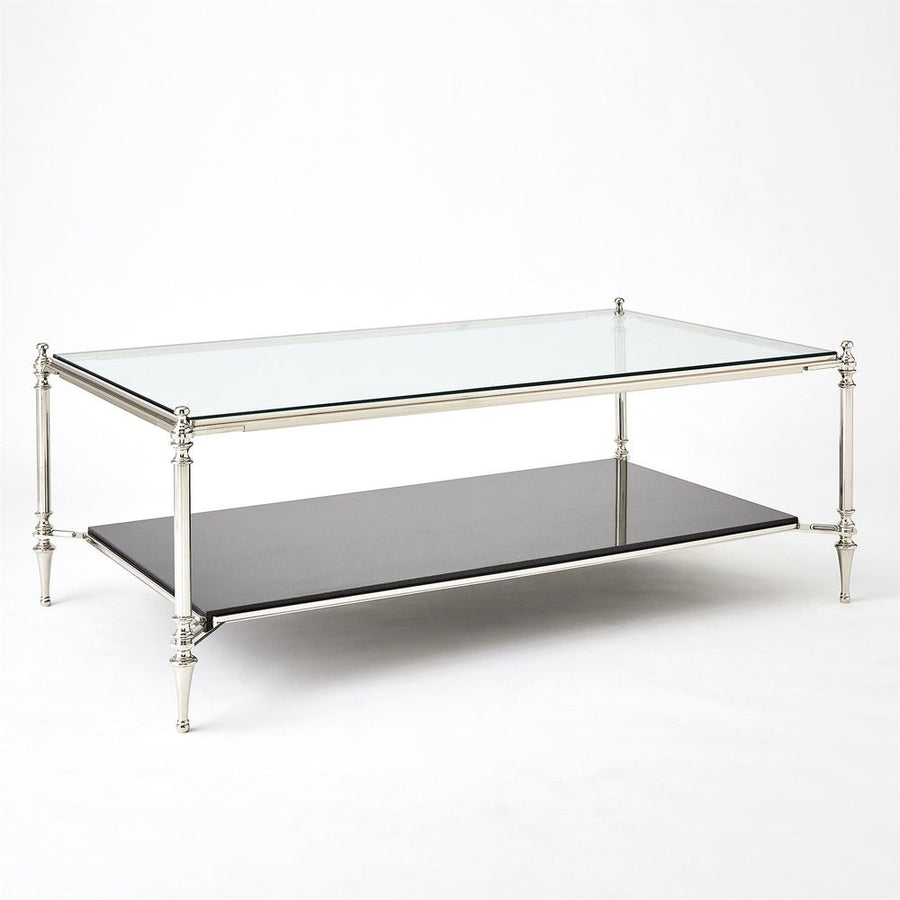 Coffee Tables Medford Cocktail Table-Nickel