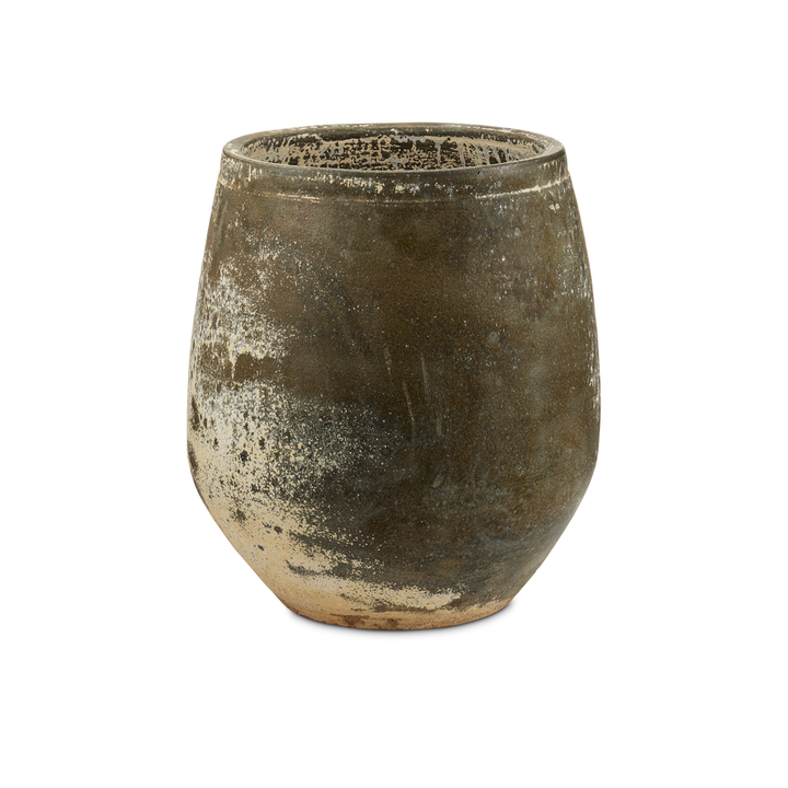 Outdoor Planters Sicilia Medium Antique White Planter