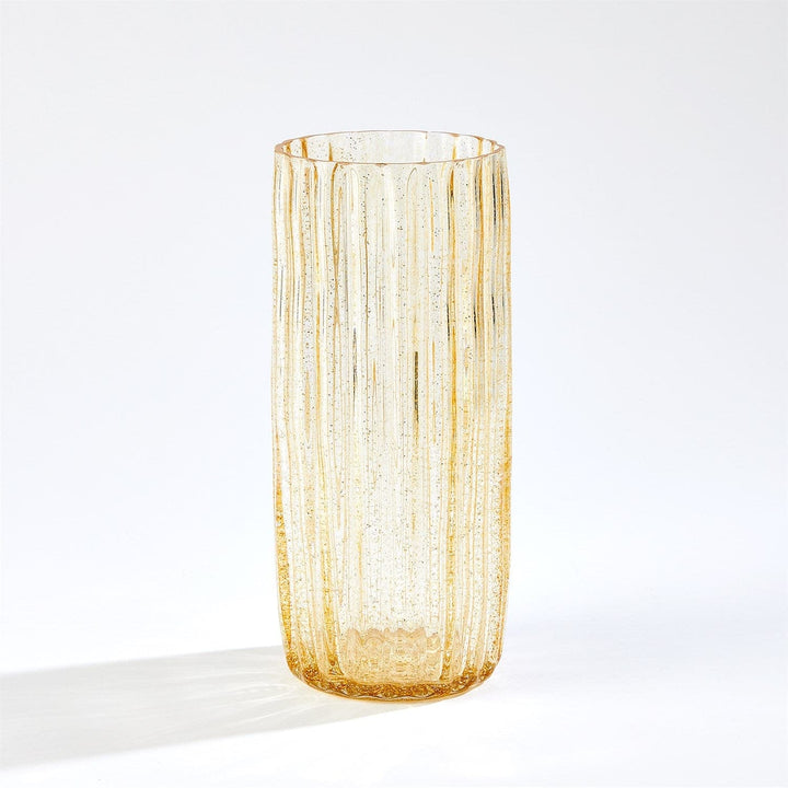 Pleated Glass Vase