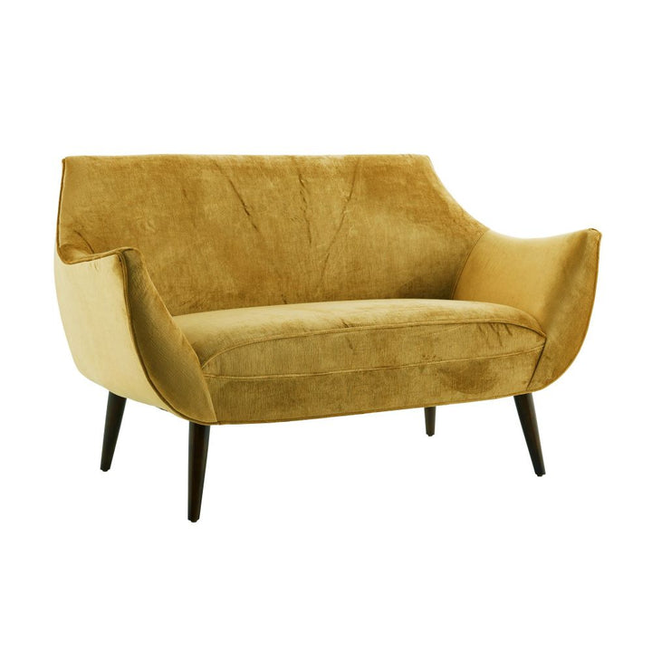 Settees Sandro Settee Marigold Velvet Grey Ash - Gold