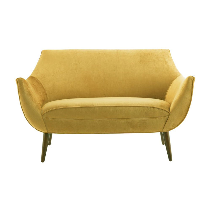 Settees Sandro Settee Marigold Velvet Grey Ash - Gold