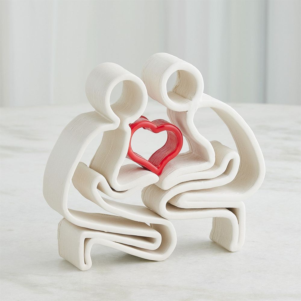 Decorative Objects Loving Family-Couple Baby Heart