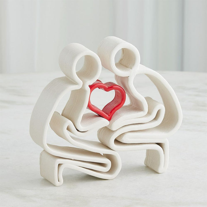Decorative Objects Loving Family-Couple Baby Heart