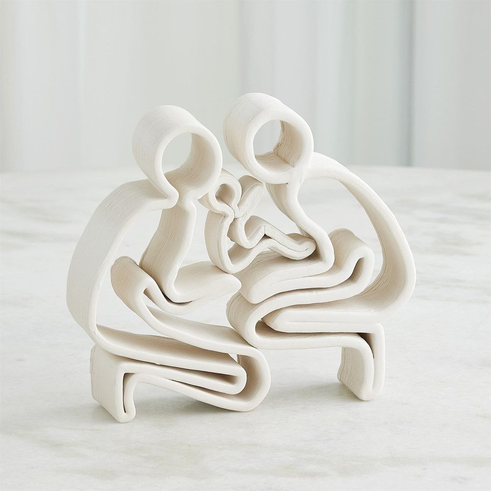 Decorative Objects Loving Family-Couple Baby Heart