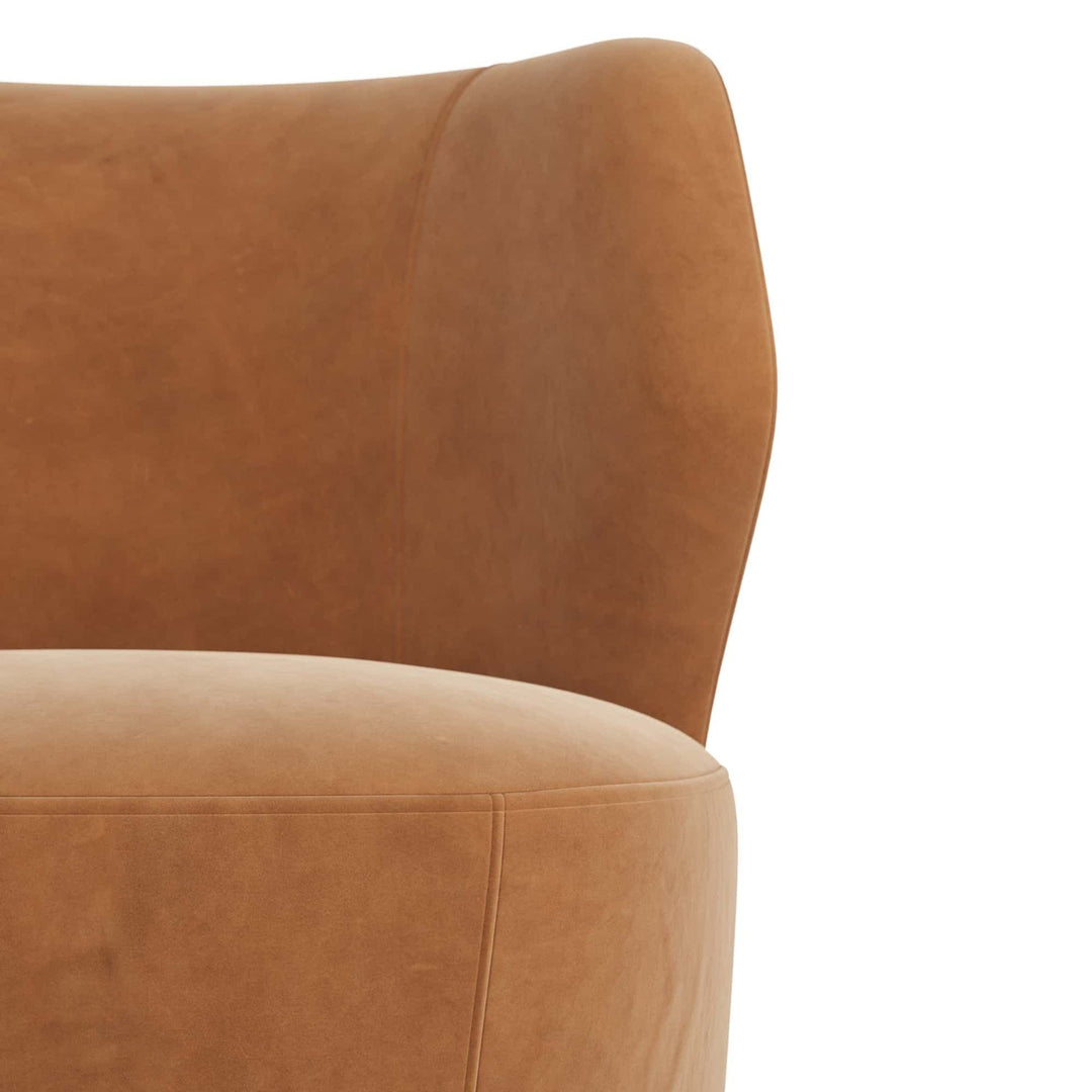 Iris Chair Cider Velvet Champagne Swivel