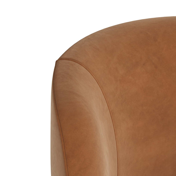 Iris Chair Cider Velvet Champagne Swivel