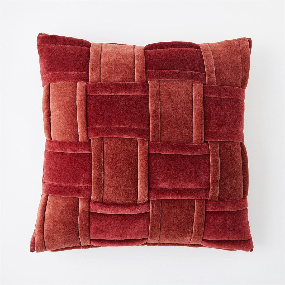 Woven Pillow-Global Views-GVSA-7.91625-PillowsBrick Red-5-France and Son