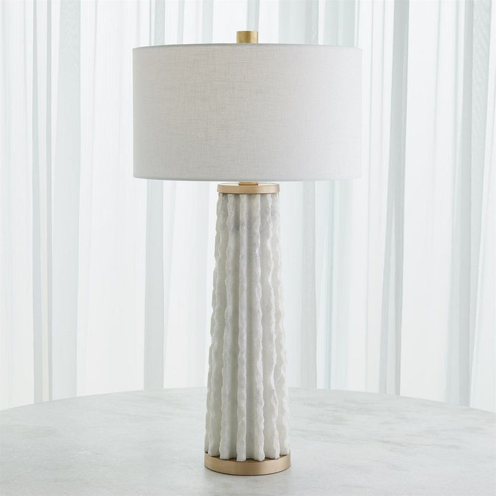 Table Lamps Quarry Table Lamp-White Marble