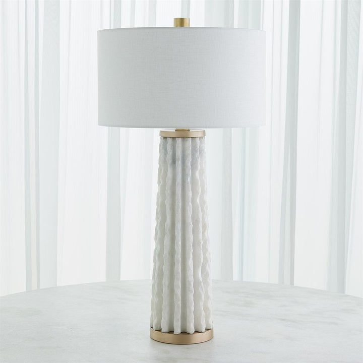 Table Lamps Quarry Table Lamp-White Marble