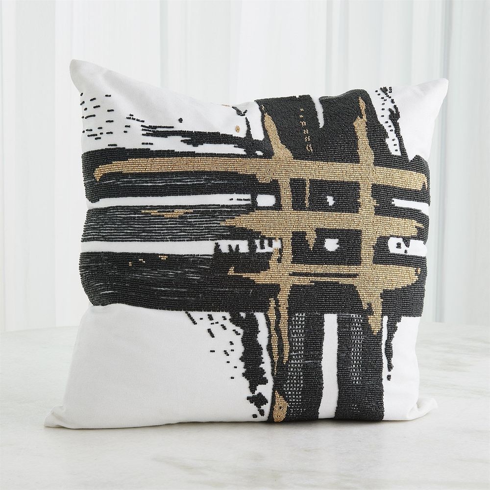 Pillows Golden Triple Crosshatch Pillow