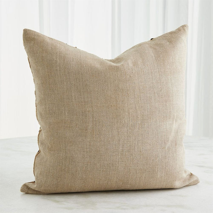 Pillows Roman Beaded Pillow-Gold
