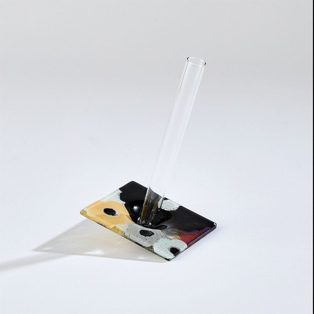 Fused Floral Charger-Neutral-Lg