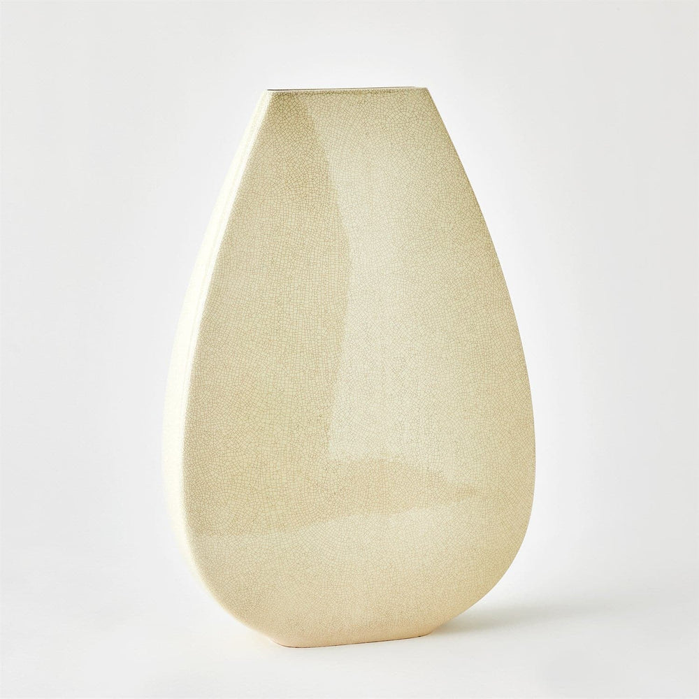 Giant Teardrop Vase - Butter Crackle-Global Views-GVSA-1.10934-VasesLg-2-France and Son