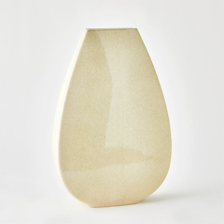 Giant Teardrop Vase - Butter Crackle-Global Views-GVSA-1.10934-VasesLg-2-France and Son