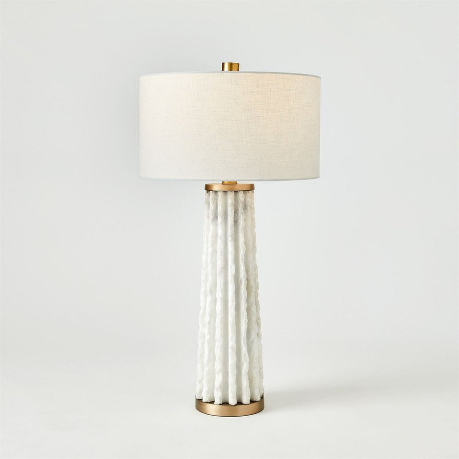 Table Lamps Quarry Table Lamp-White Marble