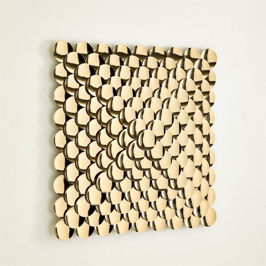 Wall Decor Pyramid Wall Decor-Brass