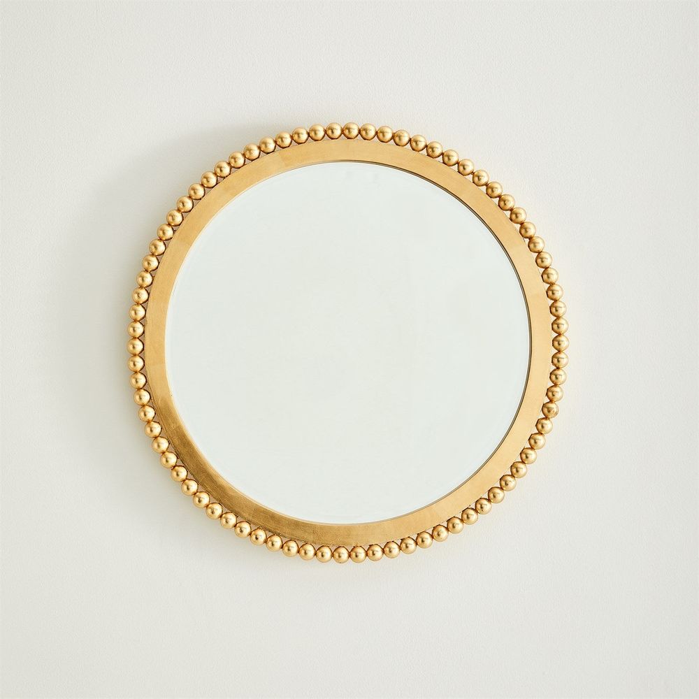 Wall Mirrors Ball Bearing Mirror-Gold Leaf-Lg