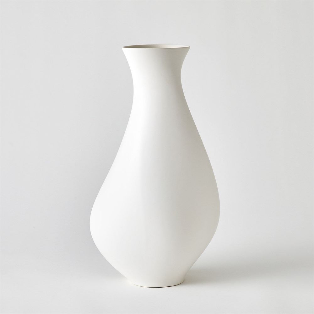 Serenity Vase-Matte White
