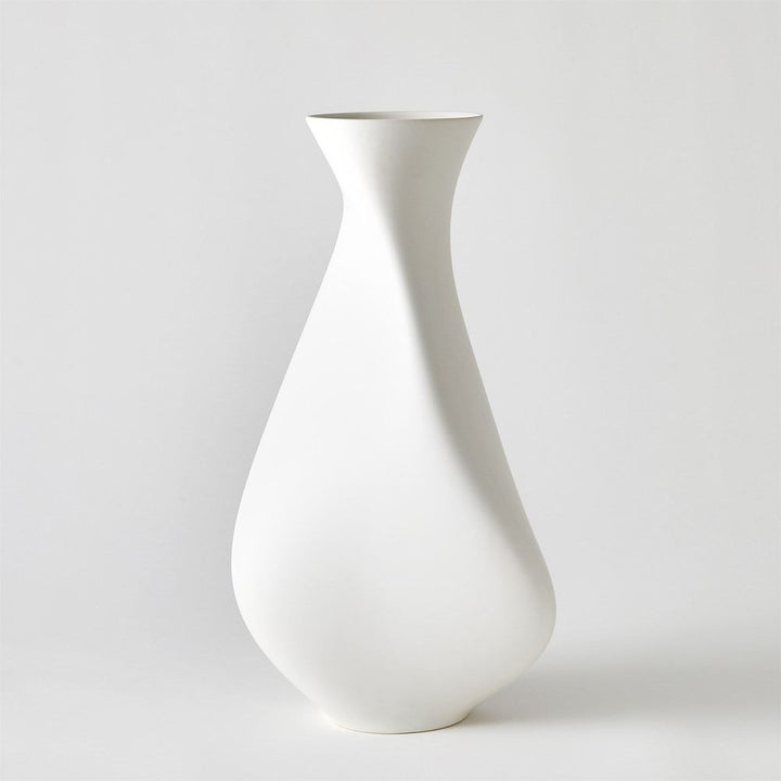 Serenity Vase-Matte White