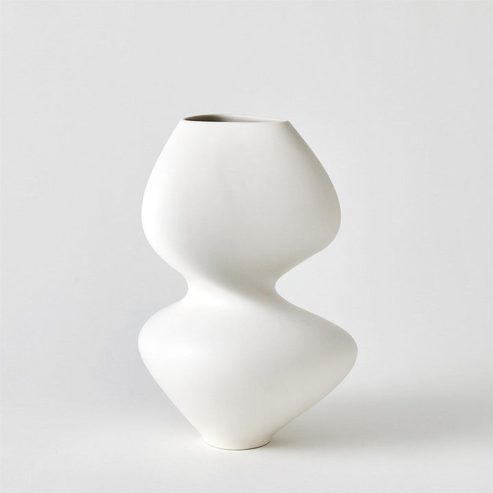 Serenity Vase-Matte White