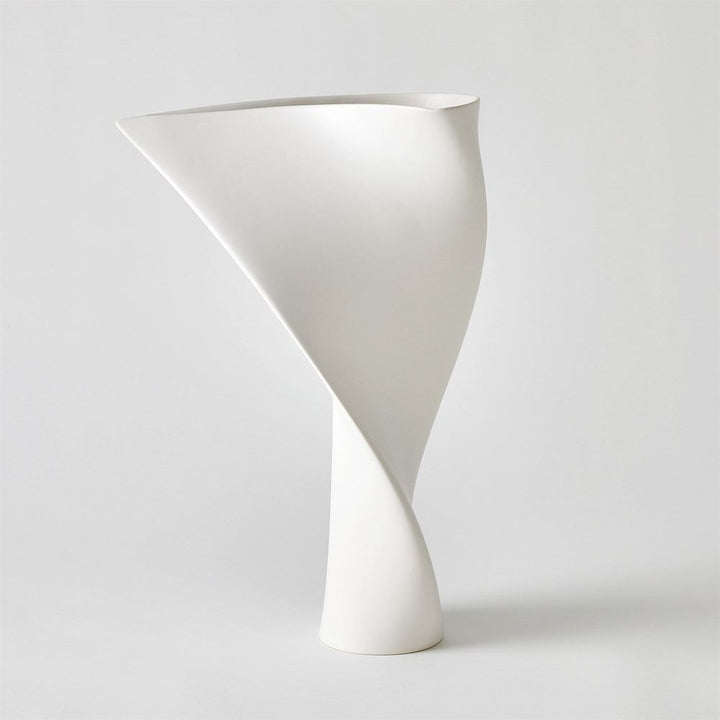 Serenity Vase-Matte White