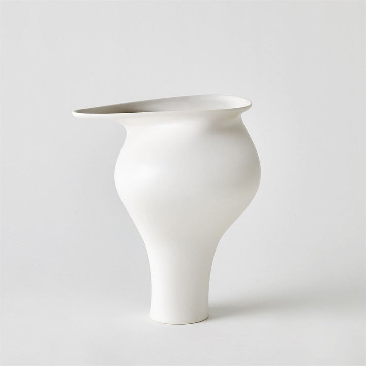 Serenity Vase-Matte White