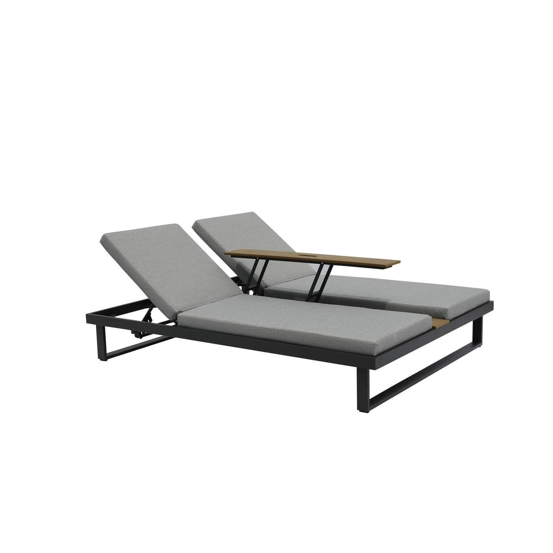 Sandy Double Lounge Chair-Whiteline Modern Living-WHITELINE-CL1572-GRY-Lounge ChairsGrey-4-France and Son