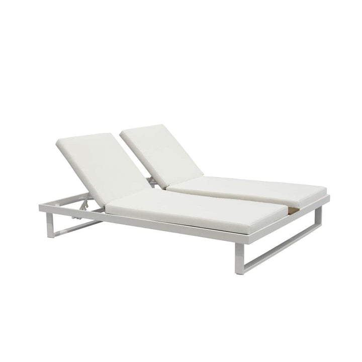 Sandy Double Lounge Chair-Whiteline Modern Living-WHITELINE-CL1572-GRY-Lounge ChairsGrey-2-France and Son