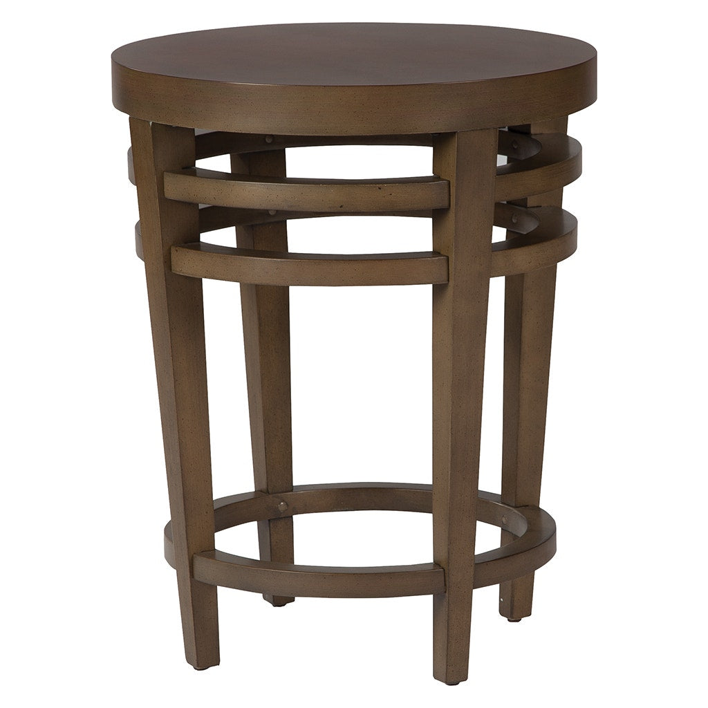 Artisan Chairside Table - Mica - Birch Solids with Fashioned Cherry