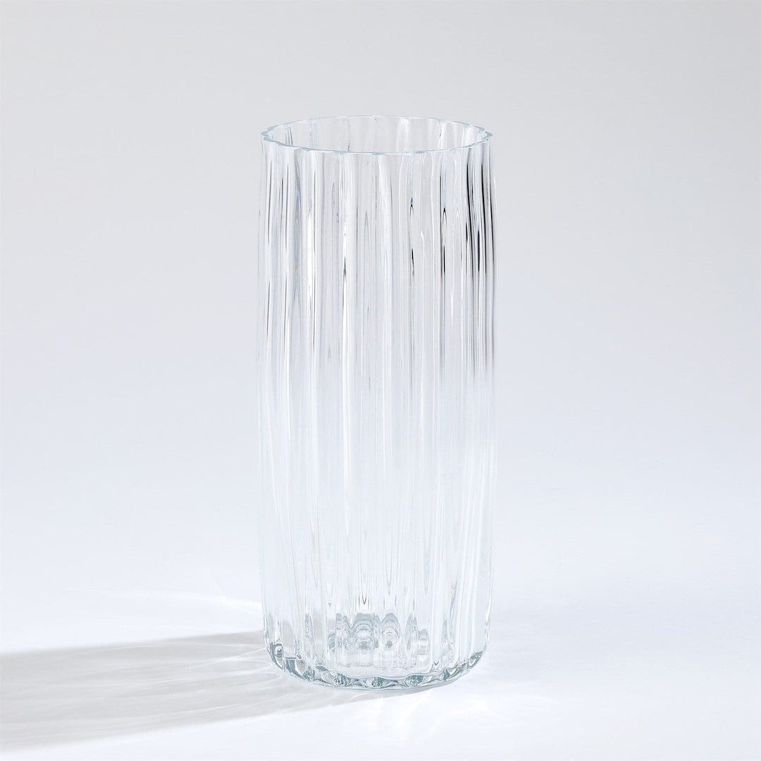 Pleated Glass Vase