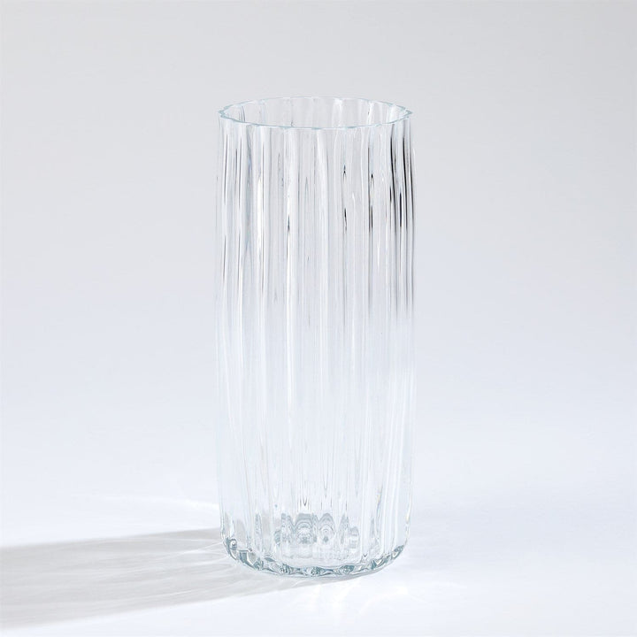 Pleated Glass Vase