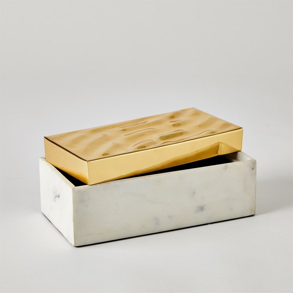 Shimmer Box-Brass-Lg