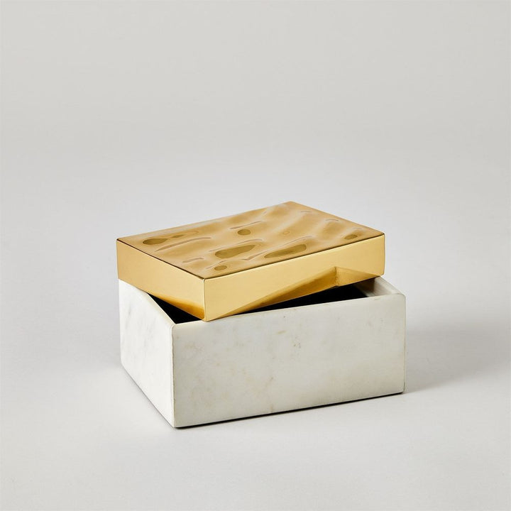 Shimmer Box-Brass-Sm