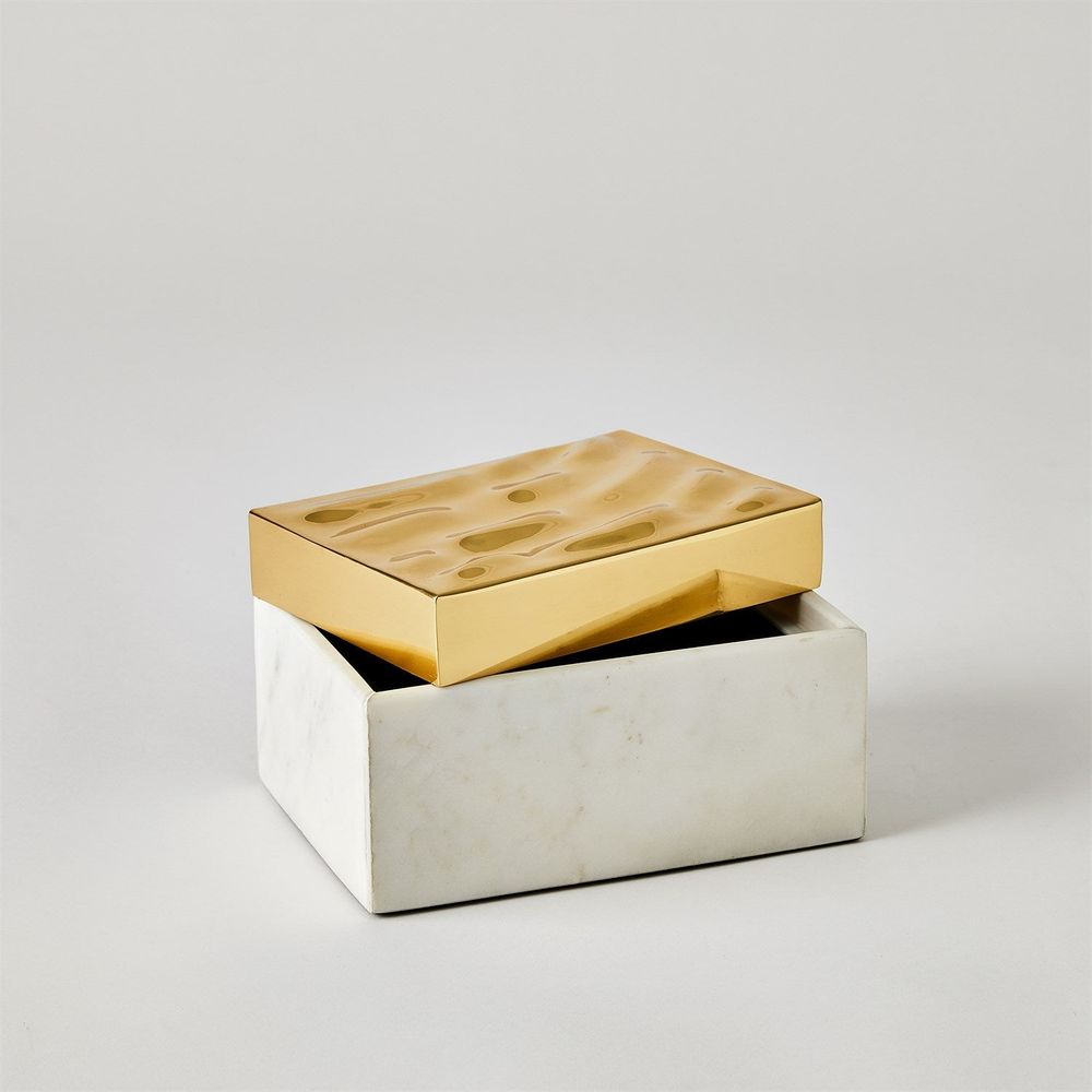 Shimmer Box-Brass-Lg