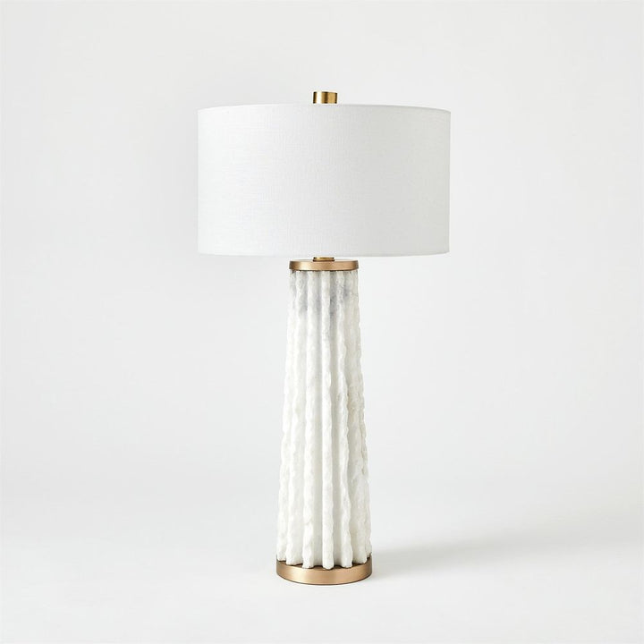 Table Lamps Quarry Table Lamp-White Marble