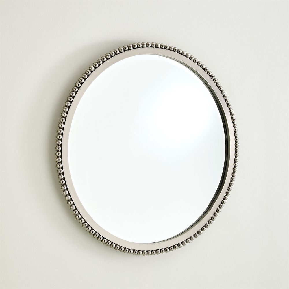 Wall Mirrors Ball Bearing Mirror-Silver Leaf-Lg