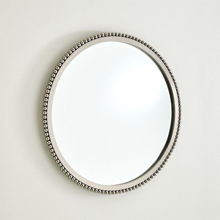 Wall Mirrors Ball Bearing Mirror-Silver Leaf-Lg