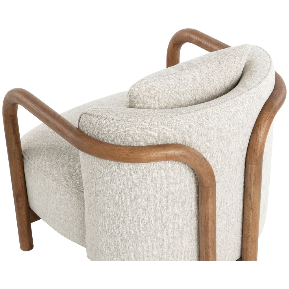 Beatrice Lounge Chair - Dove Cream