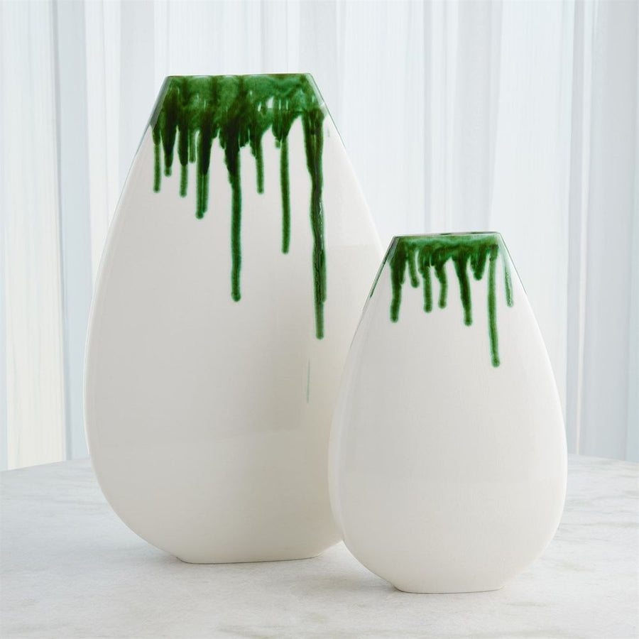 Vases Giant Teardrop Vase-Emerald-Sm