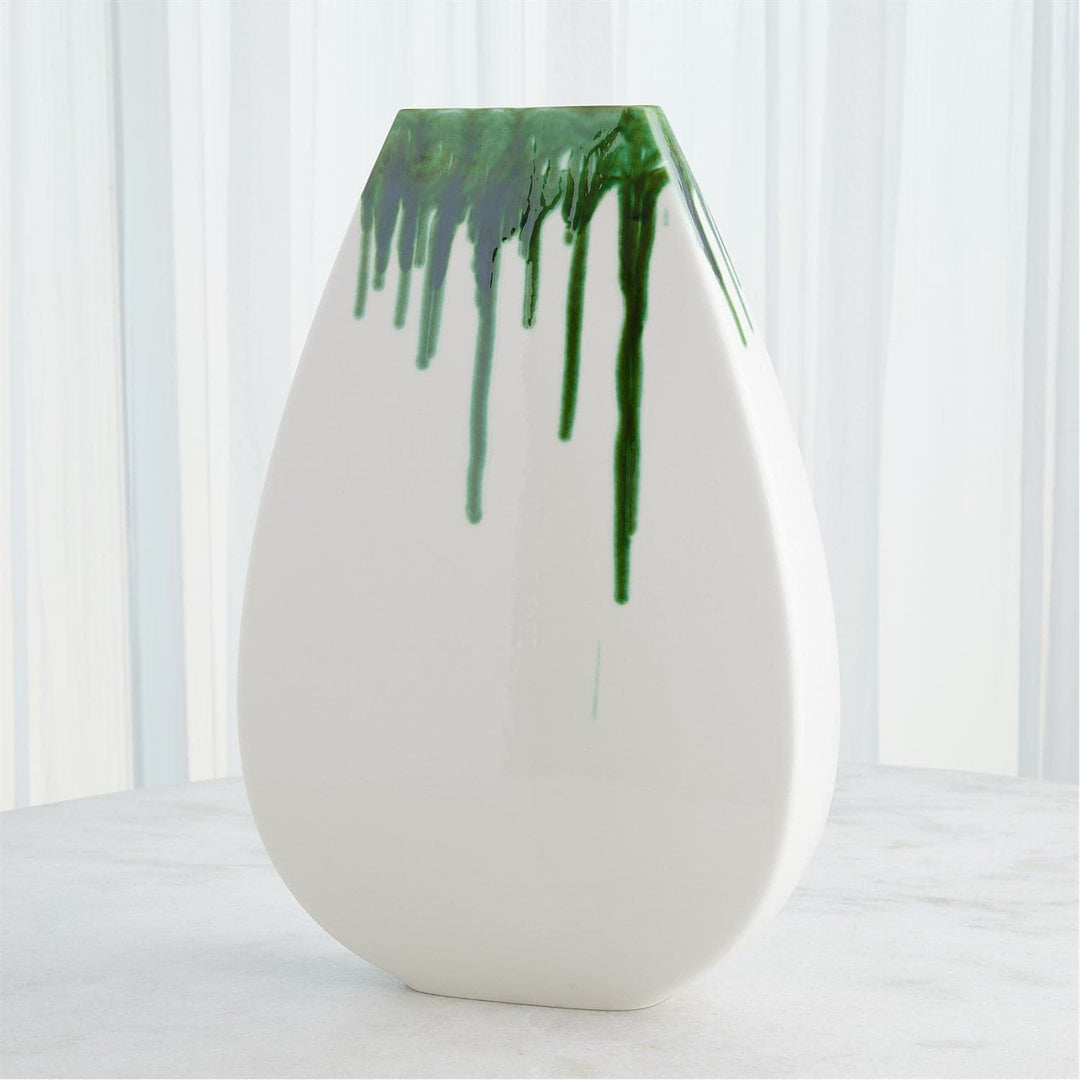 Giant Teardrop Vase - Emerald-Global Views-GVSA-1.10949-VasesLg-2-France and Son