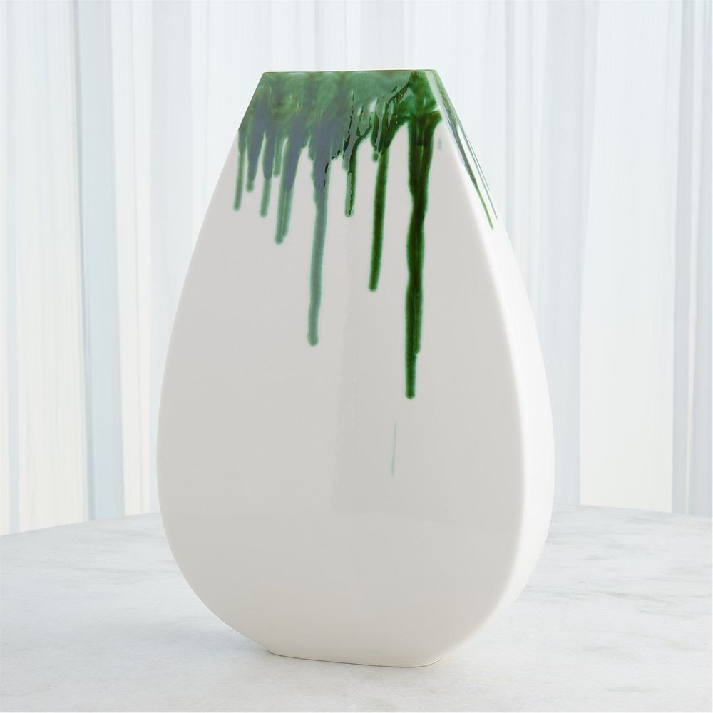 Vases Giant Teardrop Vase-Emerald-Sm