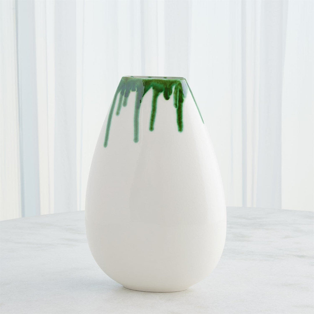 Giant Teardrop Vase - Emerald-Global Views-GVSA-1.10950-VasesSm-3-France and Son