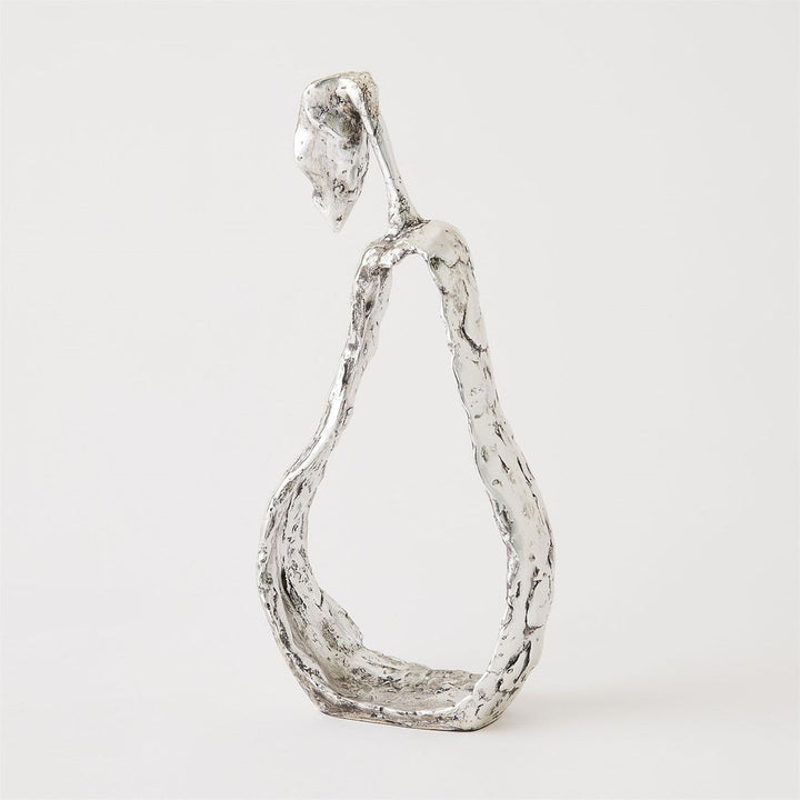 Decorative Objects Pear Silhouette-Nickel