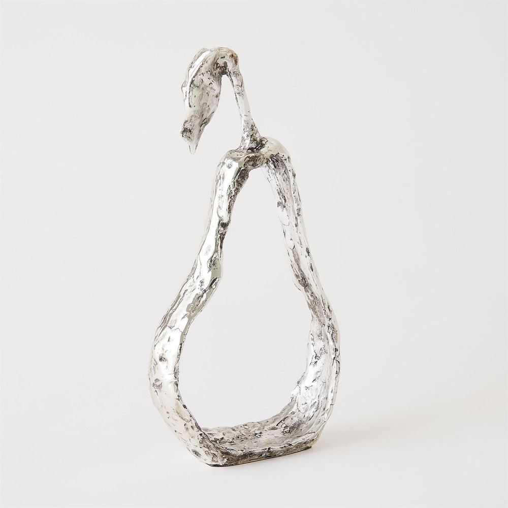 Decorative Objects Pear Silhouette-Nickel