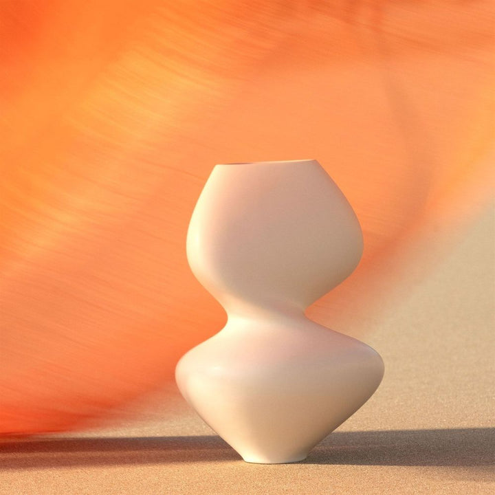 Serenity Vase-Matte White