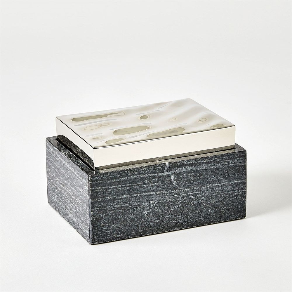 Shimmer Box-Nickel-Lg