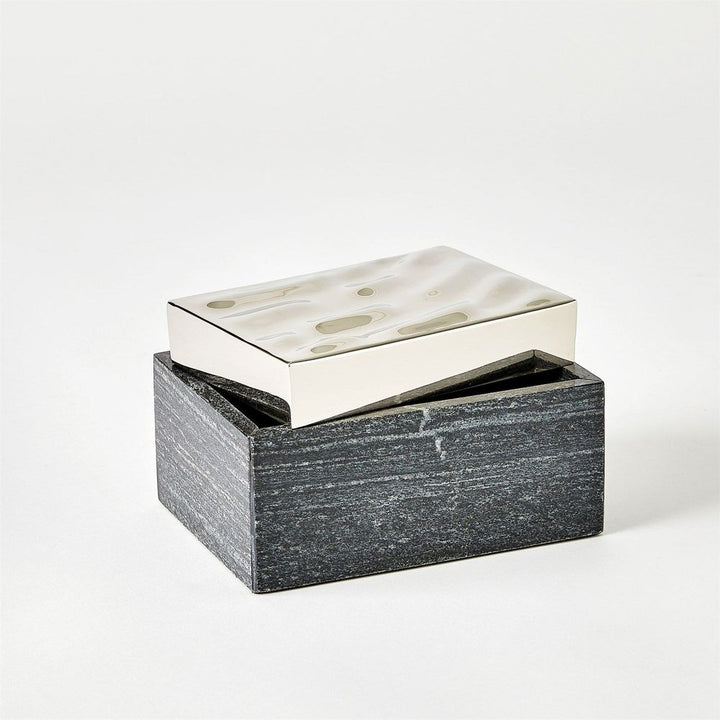 Shimmer Box-Nickel-Lg
