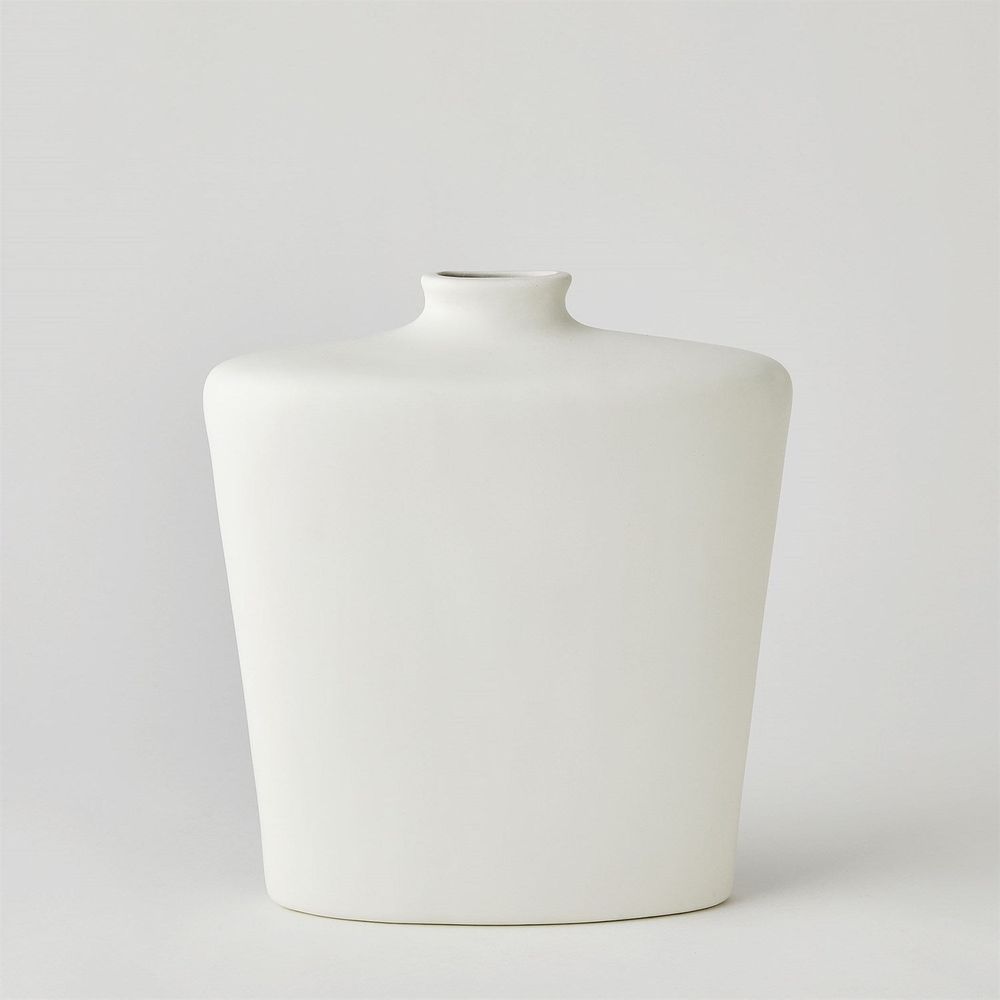 Terzo Vase-Matte White-Med