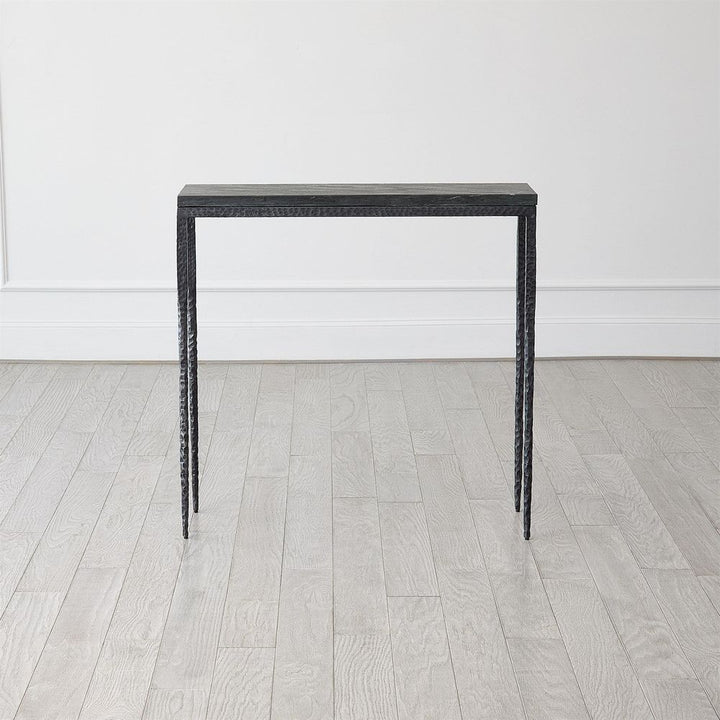 Console Tables Forrester Slim 35" Console - Blackened/Flamed Marble